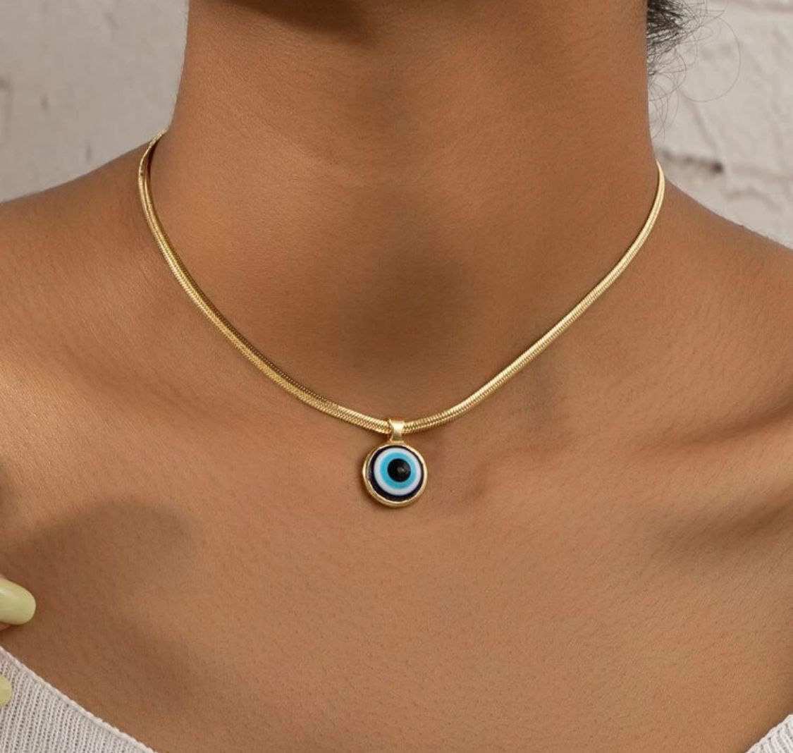 Evil Eye Yellow Fashion Pendant