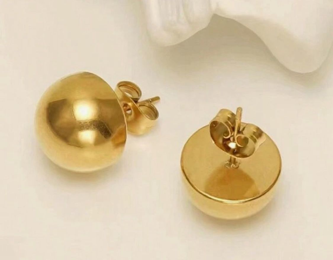 Yellow Stud Fashion Earring