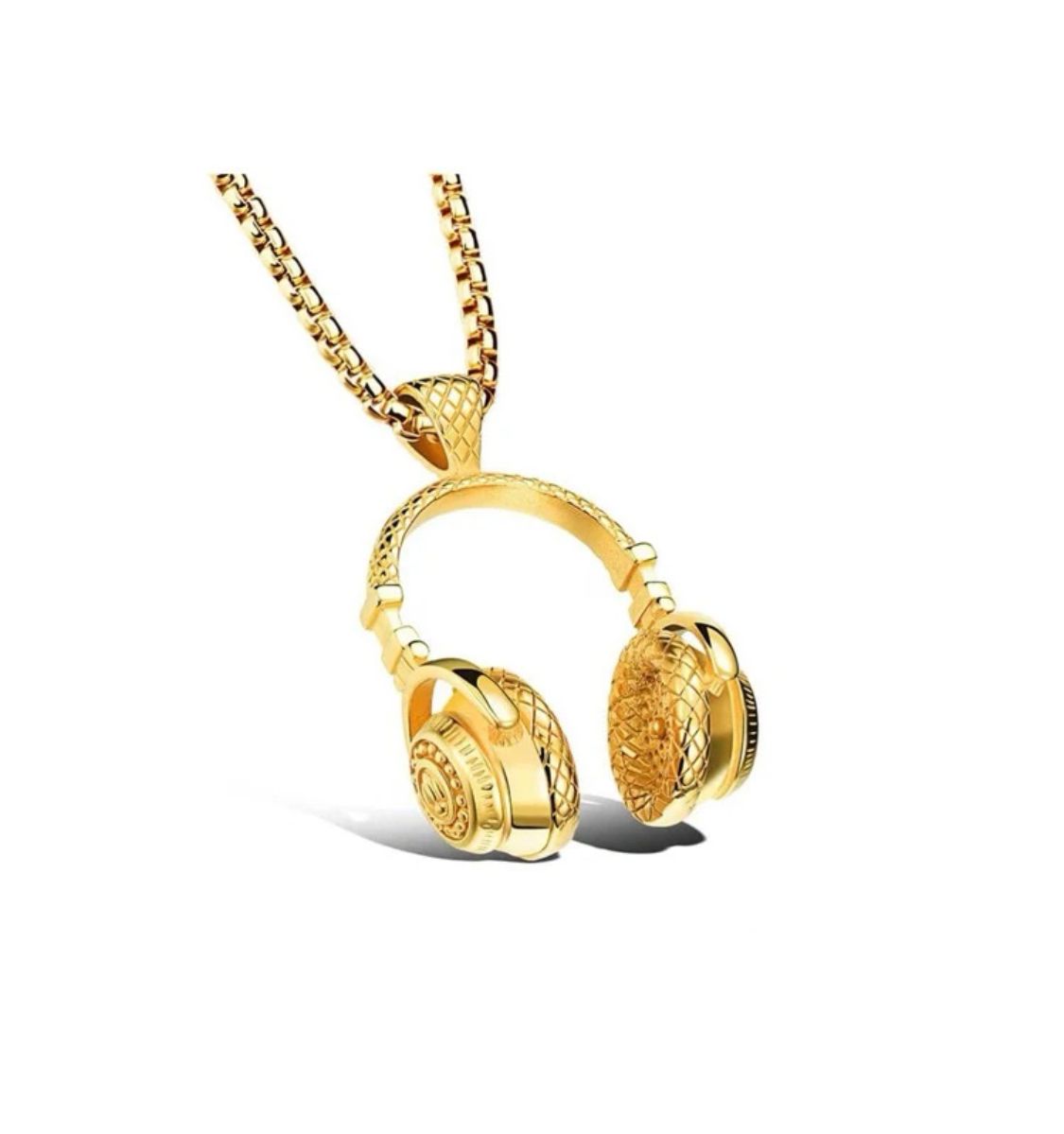 Headphone Pendant Necklace Unisex