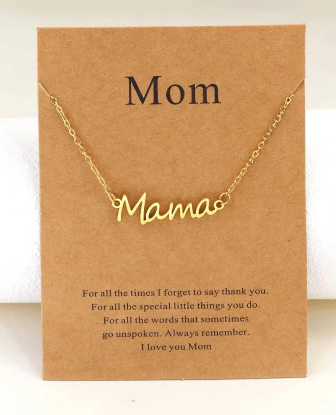Mothers Day Necklace “Mama”