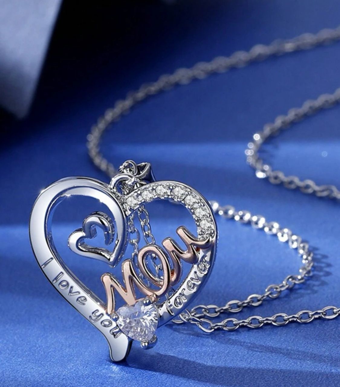 Fashion I Love You Forever Mom Heart grey/yellow